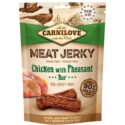 Przysmak dla psów Carnilove Jerky Snack  Chicken with Pheas
