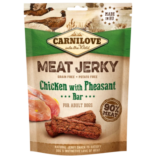 Przysmak dla psów Carnilove Jerky Snack  Chicken with Pheas
