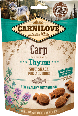 Przysmak dla psów Carnilove Semi-Moist Carp with Thyme