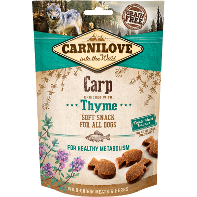 Przysmak dla psów Carnilove Semi-Moist Carp with Thyme