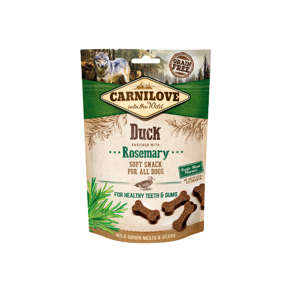 Przysmak dla psów Carnilove Semi Moist Duck enriched with R