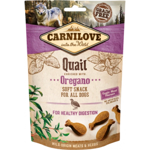 Przysmak dla psów Carnilove Semi-Moist Quail with Oregano