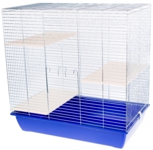 Klatka Inter Zoo dla Szynszyli 80cm 780x480x790mm granat