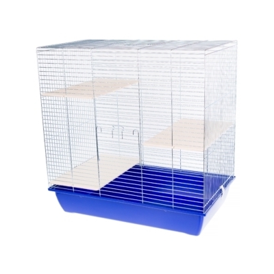 Klatka Inter Zoo dla Szynszyli 80cm 780x480x790mm granat