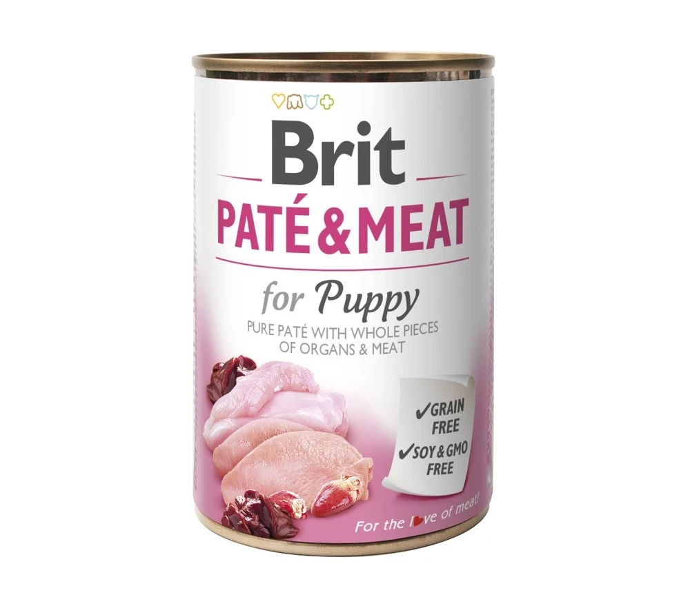Karma mokra dla psa Brit  Pate&Meat Puppy 800g puszka