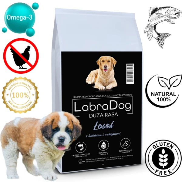 Karma sucha Junior dla szczeniąt ras dużych LabraDog Supe