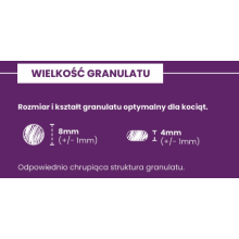 Karma sucha dla kociaka Indyk z kurczakiem bez zbóż i konserwantów