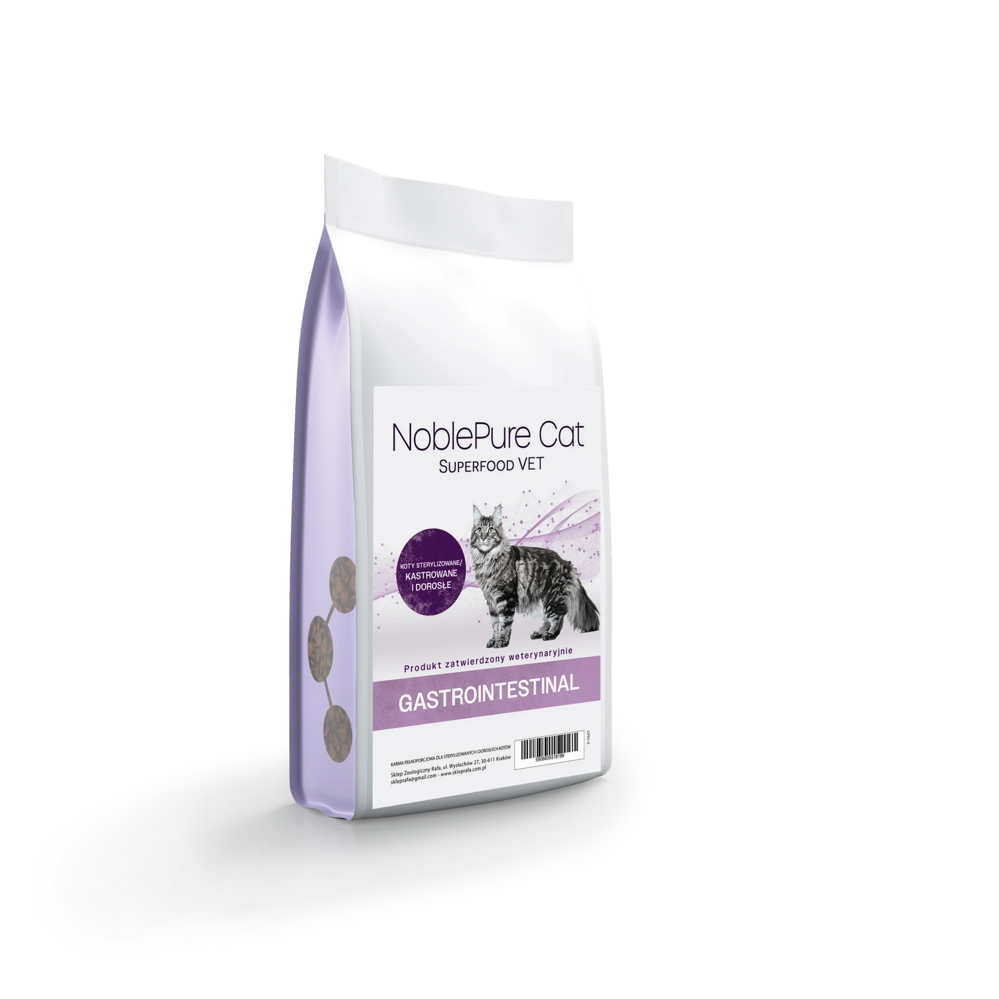 NoblePure Cat Vet Gastrointestinal Hydrolizowana Hypoalergic