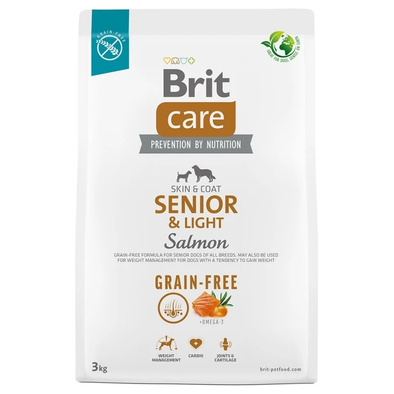 Karma sucha dla psa Brit Care Grain-Free Senior&Light Salmon
