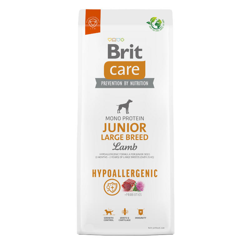 Karma sucha dla psa Brit Care Brit Care Hypoallergenic Junior Large Breed Lamb 12kg