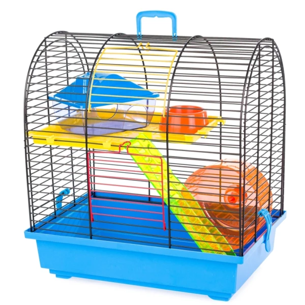 INTER-ZOO Klatka dla chomika GRIM II 360x240x380mm czerwona