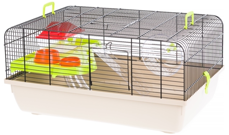 Inter-Zoo Klatka Jerry  I dla chomika 580x380x285mm różowa