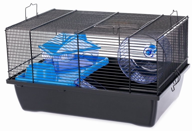 Inter-Zoo Klatka dla myszy , chomika Gino Mini Mouse 420x290x240 różowa