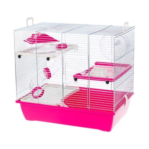 Inter-Zoo Klatka Pinky 3 ocynk dla chomikow i innych gryzoni  500x330x455mm  zielona
