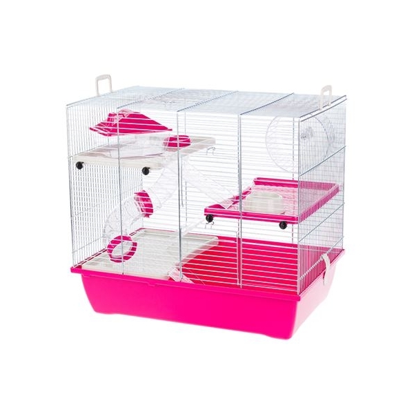 Inter-Zoo Klatka Pinky 3 ocynk dla chomikow i innych gryzoni