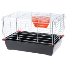 Inter-Zoo Klatka Rabbit 50 dla Królików i Świnek  Ocynk 500x330x330mm zielona składana