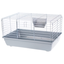 INTER-ZOO Klatka Rabbit 60  dla Królików i Świnek  Ocynk 580x380x340mm składana  zielona