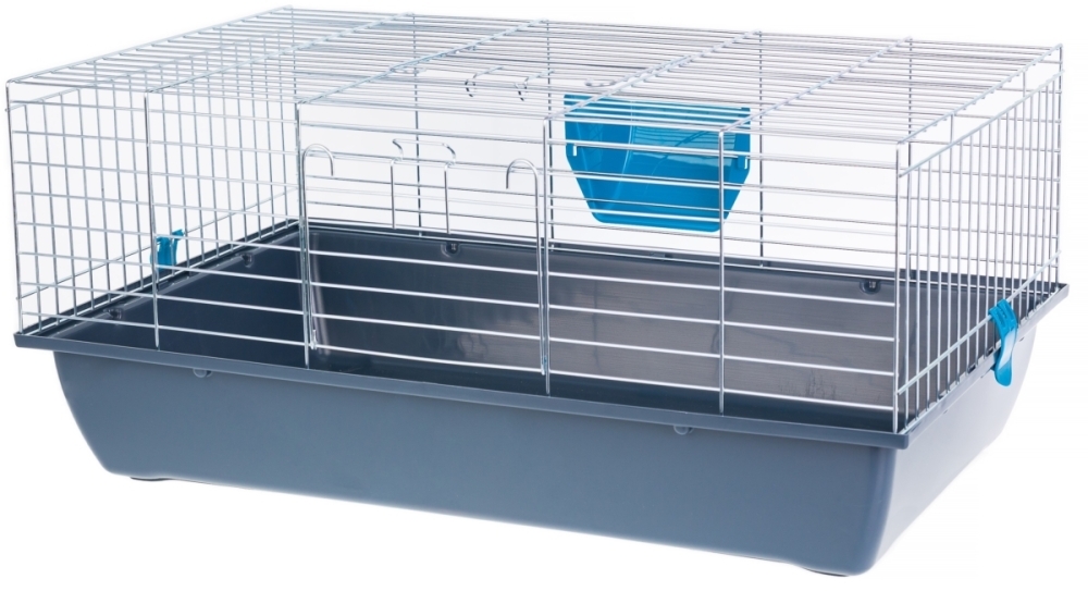 INTER-ZOO Rabbit 80  Klatka  dla Królików i Świnek 780x480x340 grafit/ziel