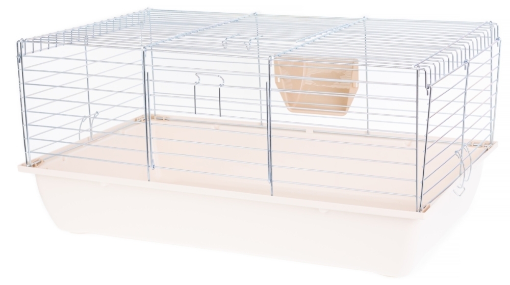 INTER-ZOO Rabbit 80  Klatka  dla Królików i Świnek składana 780x480x340 niebieska