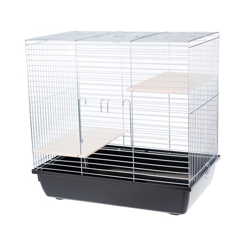 Klatka Inter Zoo dla Szynszyli  ocynk 60cm 580x380x575mm czarna