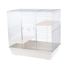 Klatka Inter Zoo dla Szynszyli  ocynk 60cm 580x380x575mm niebieska