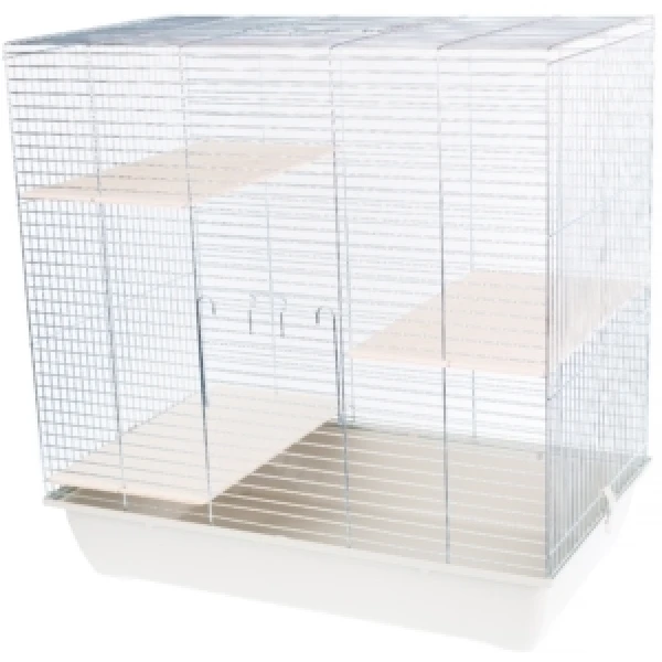 Klatka Inter Zoo dla Szynszyli 80cm 780x480x790mm beż