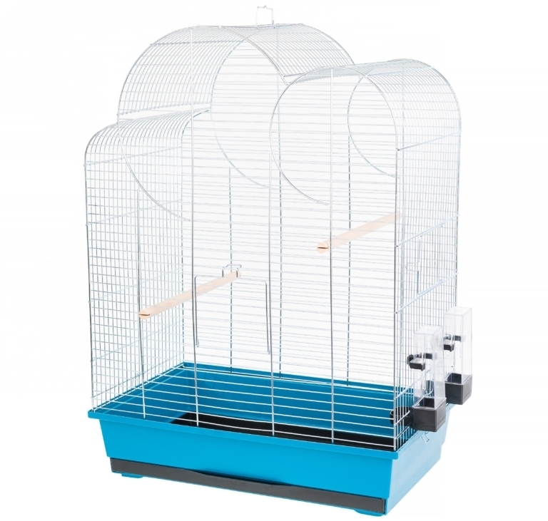 Klatka Inter Zoo dla Papugi Falistej Elisa ocynk 540x340x750mm beż