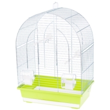 Klatka Inter Zoo dla Papugi Falistej Lusi 1 Ocynk 390x250x530mm pomarańczowa