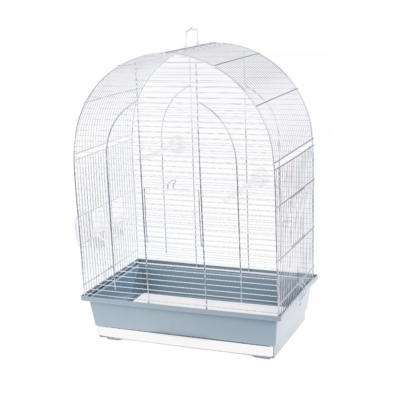 Klatka Inter Zoo dla Papugi Falistej Lusi 2 Ocynk 450x280x630 popiel