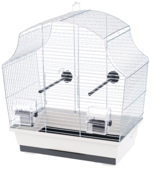 Klatka Inter Zoo dla Papugi Falistej Margot 1 Ocynk420x250x470mm popiel