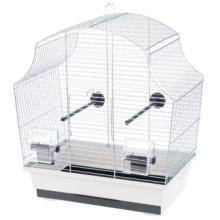 Klatka Inter Zoo dla Papugi Falistej Margot 1 Ocynk420x250x470mm popiel