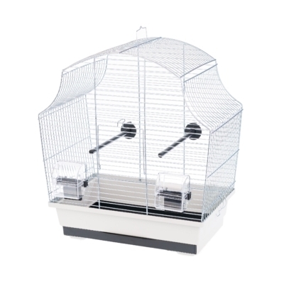 Klatka Inter Zoo dla Papugi Falistej Margot 1 Ocynk420x250x470mm popiel