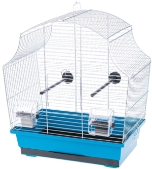 Klatka Inter Zoo dla Papugi Falistej Margot 1 Ocynk420x250x470mm popiel
