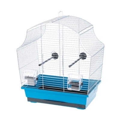 Klatka Inter Zoo dla Papugi Falistej Margot 1 Ocynk420x250x470mm popiel
