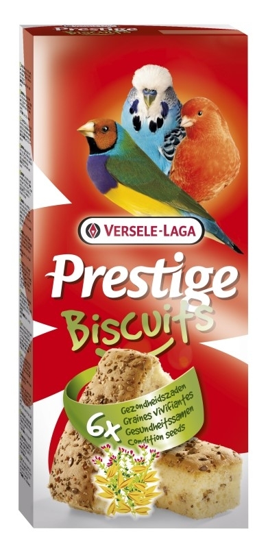 Pokarm dla papugi falistej Versele Laga Biscuit Condition Seeds 70g - biszkopty kondycjonujące dla ptaków (6 sztuk)