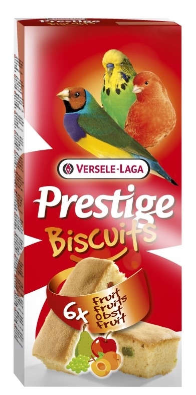 Pokarm dla papugi faliste Versele Laga Biscuit Fruit 70g - owocowe biszkopty dla ptaków (6 sztuk)