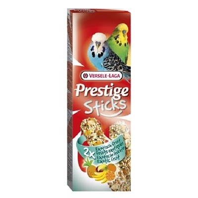 Pokarm dla papugi falistej Versele Laga Prestige Sticks BudgiesExotic Fruit 60g - kolby z owocami egzotycznymi