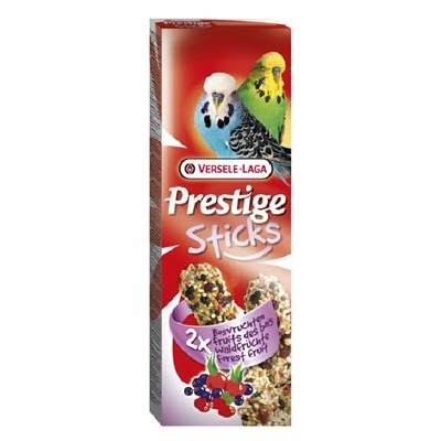 Pokarm dla papugi falistej Versele Laga Prestige Sticks Budgies Forest Fruits 60g - kolby jagodowe