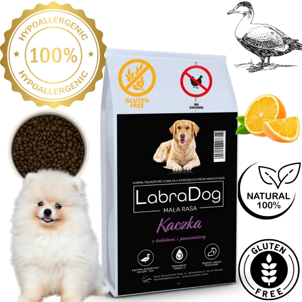 Karma sucha dla psa dorosłego LabraDog Superfood DGF Kaczka