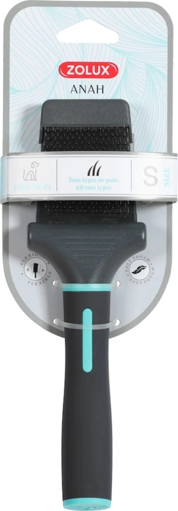 ZOLUX ANAH Dwustronna elastyczna szczotka mała pudlówka