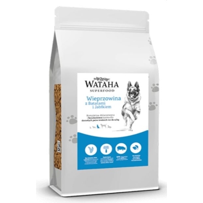 Karma sucha dla psa dorosłego ras średnich GFB Wataha Superfood wieprzowina z batatami i jabłkiem 6kg