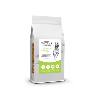 Karma sucha dla psa dorosłego ras małych NGE  Wataha Superfood jagnięcina z batatami i miętą 6kg