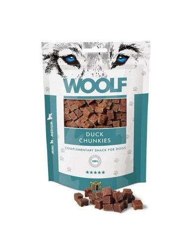 Przysmak dla psów Brit Woolf Duck Chunkies 100g