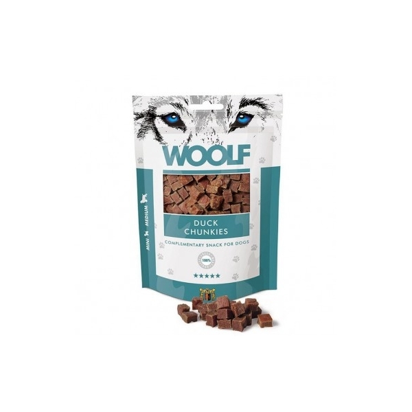 Przysmak dla psów Brit Woolf Duck Chunkies 100g