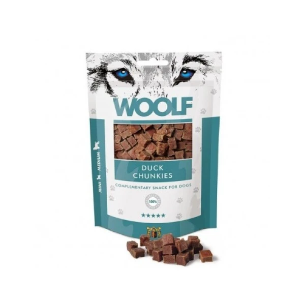 Przysmak dla psów Brit Woolf Duck Chunkies 100g