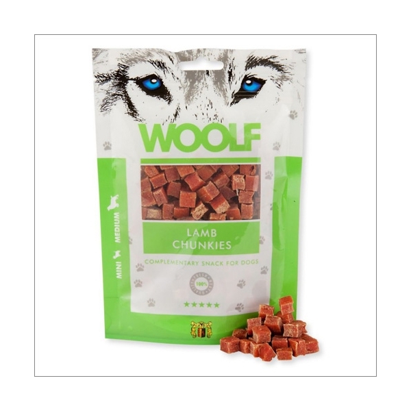 Przysmak dla psów Brit Woolf Lamb Chunkies Jagnięcina 100G
