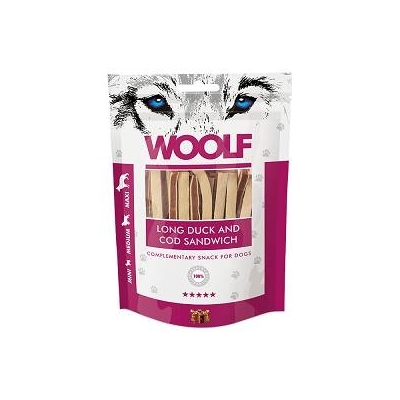 Przysmak dla psów Brit Woolf Long Duck and Cod Sandwich 100g