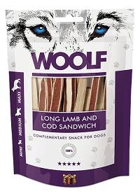 Przysmak dla psów Brit Woolf Long Lamb and Cod Sandwich 100g