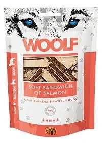 Przysmak dla psów Brit Woolf Soft Sandwich of Salmon 100g