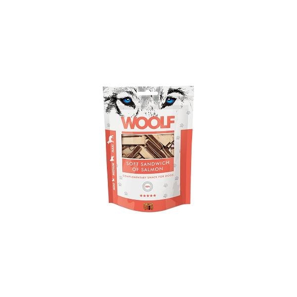 Przysmak dla psów Brit Woolf Soft Sandwich of Salmon 100g